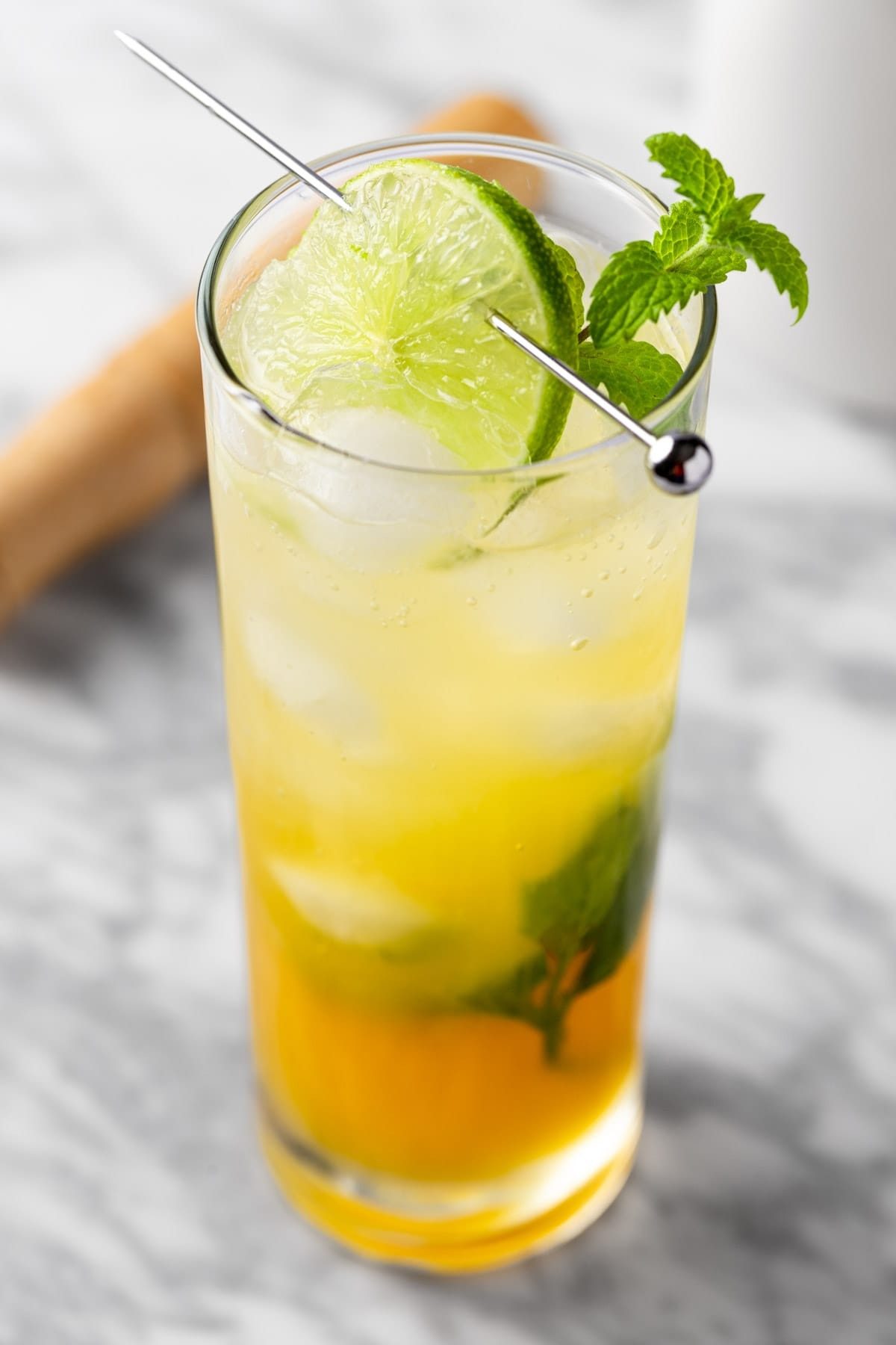 Virgin Passion Fruit Mojito.