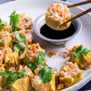 Steam Pork and Shrimp Dumplings